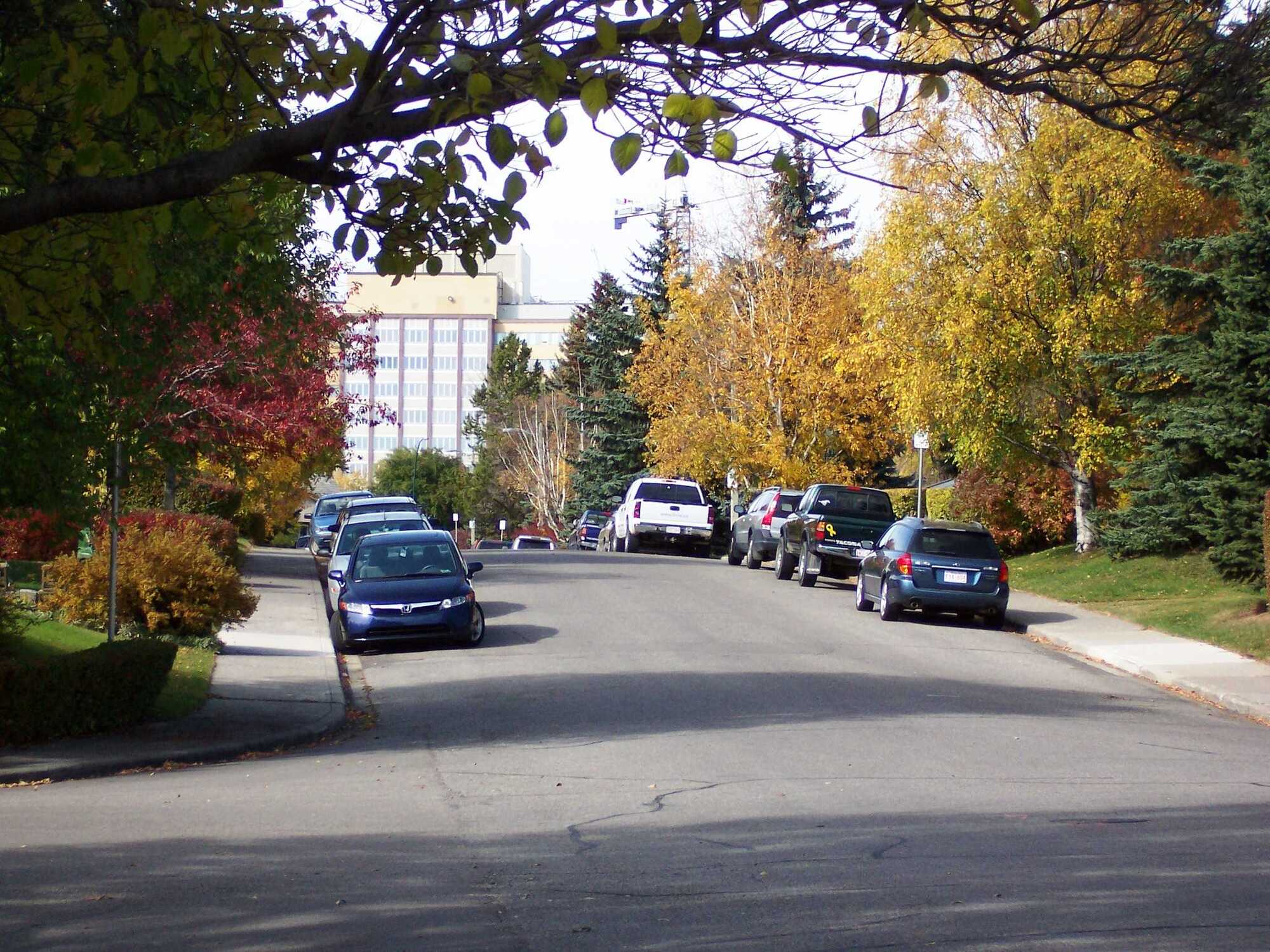 View up street